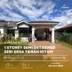 SEMI D SETINGKAT DI SERI DESA TANAH HITAM UNTUK JUAL